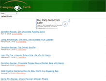 Tablet Screenshot of campingearth.com